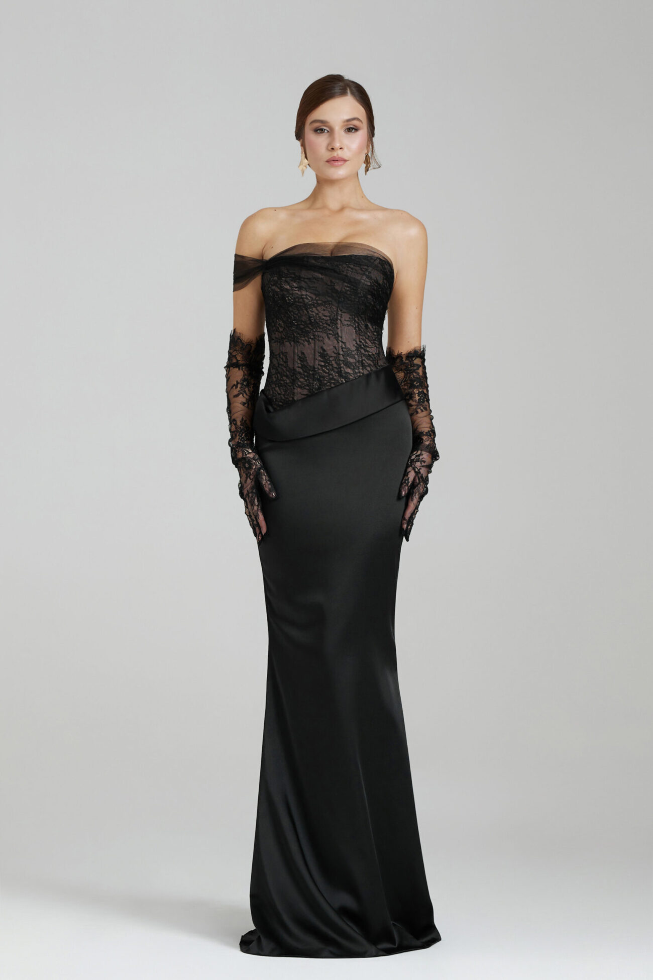 Front picture of Ôzé by THD dress in Black