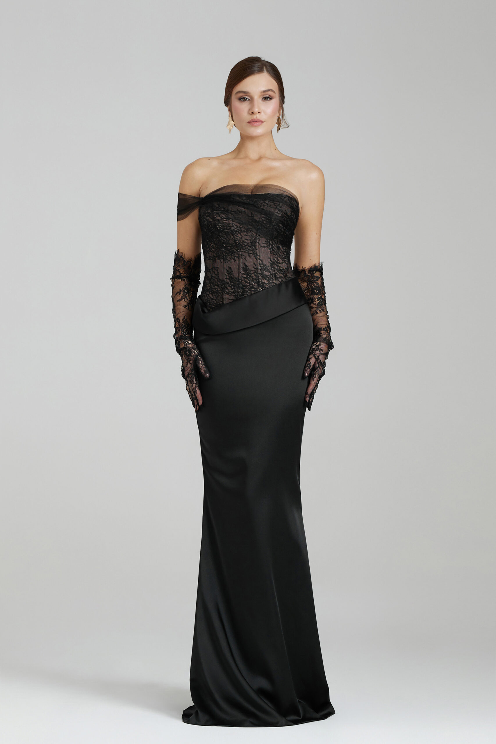 Front picture of Ôzé by THD dress in Black