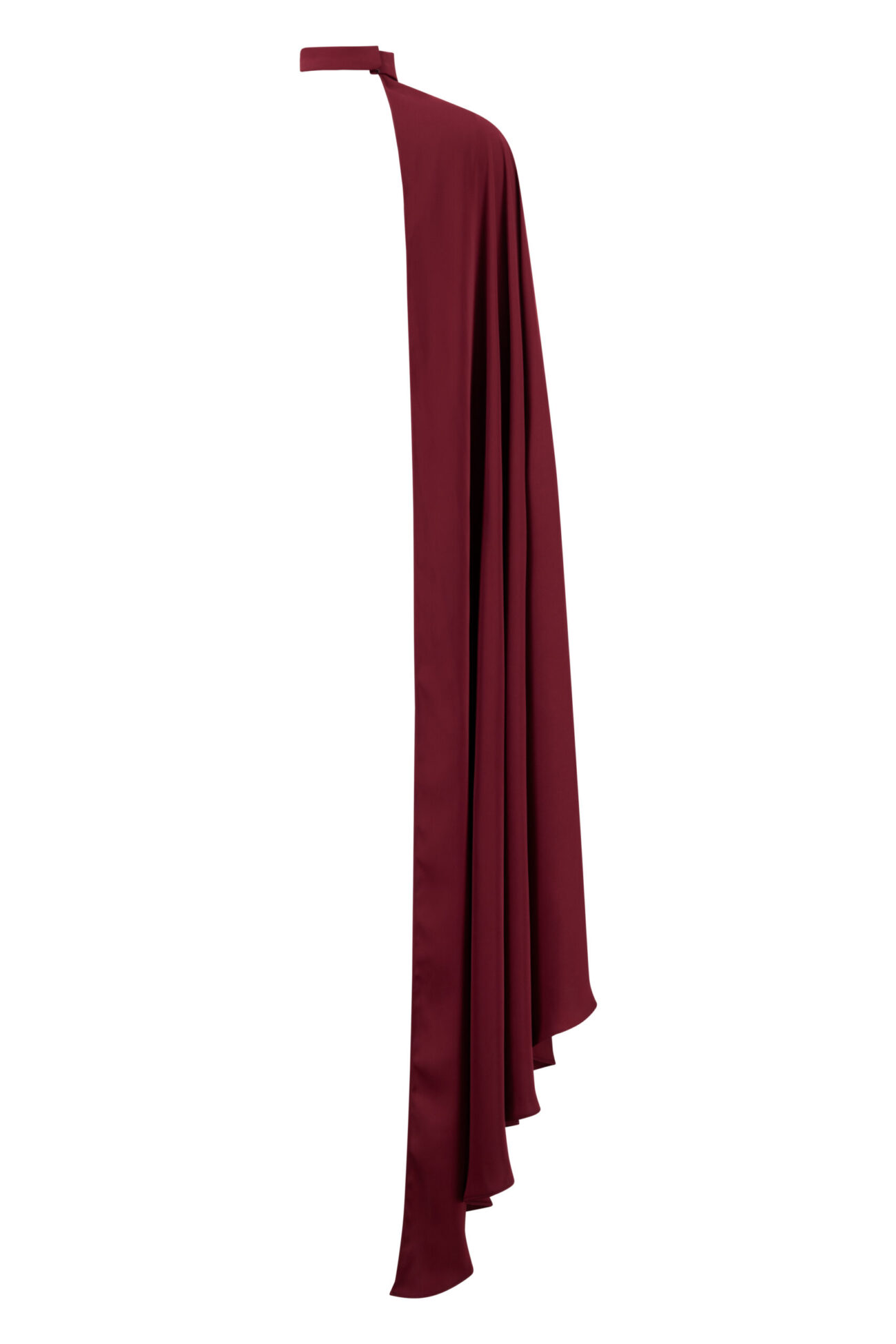 e-Commerce picture of Ôzé by THD accessory "Burgundy Choker Shoulder Cape Front"