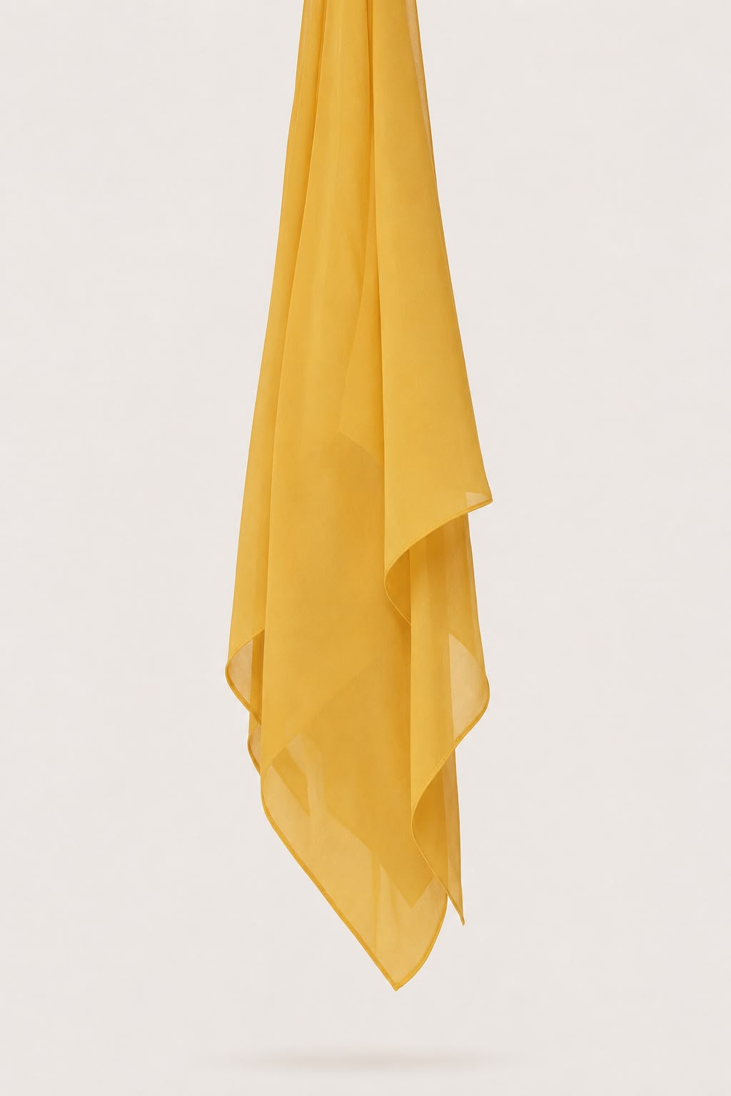 Mustard skinny scarf